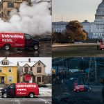 The Correspondent yayın hayatına başlamadan önce üzerinde "unbreaking news" sloganı olan bir haber aracını ABD'nin farklı yerlerinde fotoğrafladığı bir reklam kampanyası gerçekleştirdi.