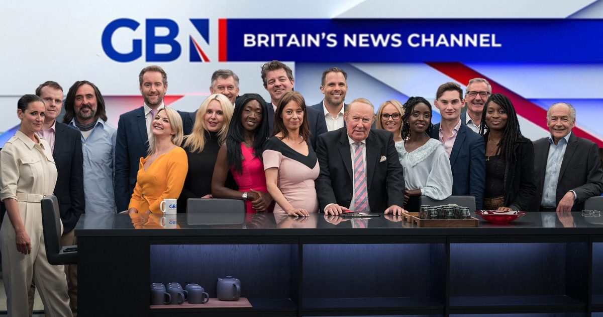 GB News ekibinin toplu fotoğrafı