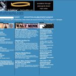 Pitchfork'un anasayfasının 1996 yılından bir ekran görüntüsü.